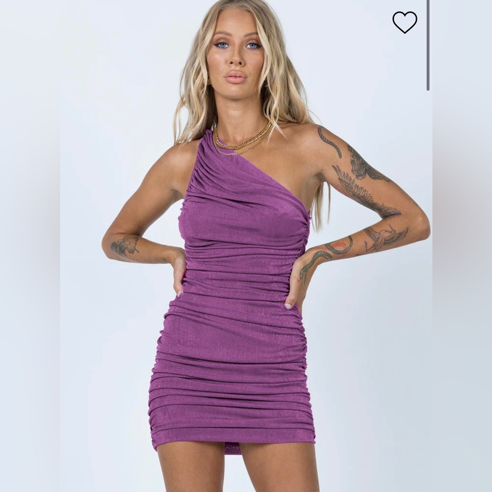 Princess Polly The Goddess Mini Dress in Blue